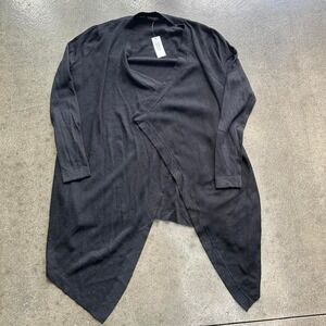 Brand New Banana Republic Black Long Sleeve Open Front Knit Cardigan Women Small